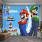 Super Mario kinderkamer gordijnen