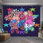 Super Mario kinderkamer gordijnen