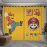 Super Mario kinderkamer gordijnen