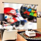 Super Mario kinderkamer gordijnen