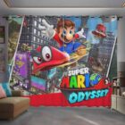 Super Mario kinderkamer gordijnen