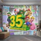 Super Mario kinderkamer gordijnen