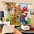 Super Mario kinderkamer gordijnen