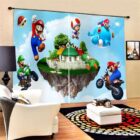 Super Mario kinderkamer gordijnen