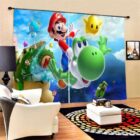 Super Mario kinderkamer gordijnen