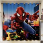 Spiderman kinderkamer gordijnen