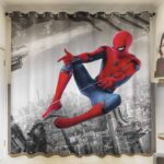 Spiderman kinderkamer gordijnen