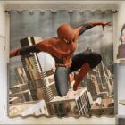 Spiderman kinderkamer gordijnen