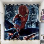 Spiderman kinderkamer gordijnen