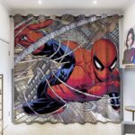 Spiderman kinderkamer gordijnen