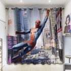 Spiderman kinderkamer gordijnen
