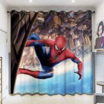 Spiderman kinderkamer gordijnen