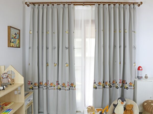 Graafmachine gordijnen - Leukekindergordijnen.nl