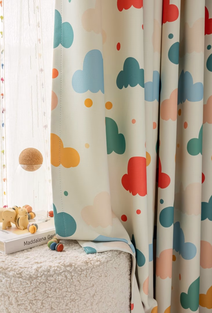 Kleuren Wolken gordijnen - Leukekindergordijnen.nl