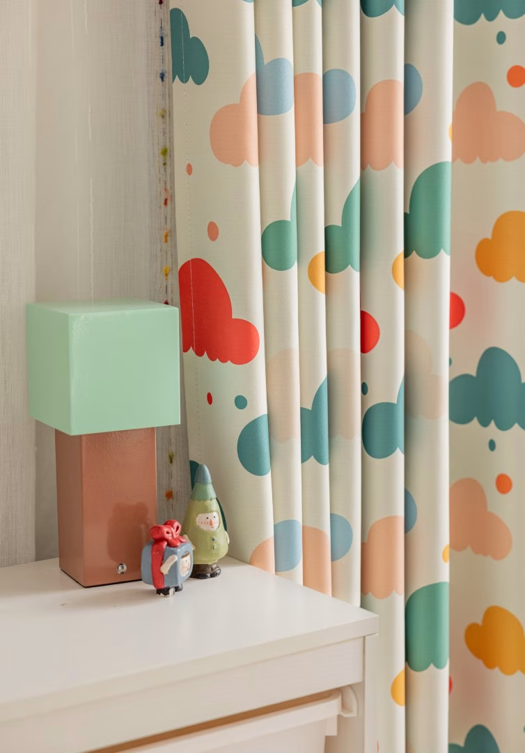 Kleuren Wolken gordijnen - Leukekindergordijnen.nl