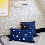 Melkweg Sterren kinderkamer gordijnen “Glow in the Dark Kussens