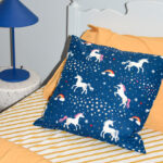 Sterren Eenhoorn kinderkamer gordijnen “Glow in the Dark Kussens