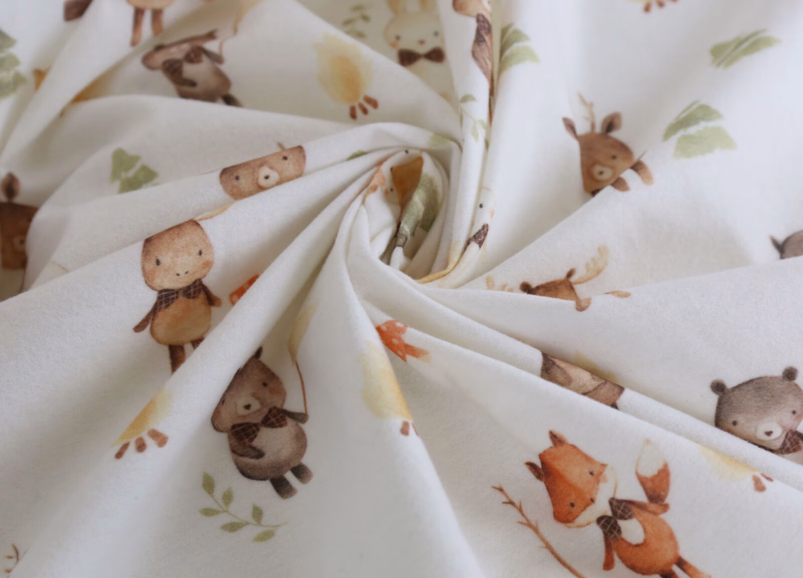 Bos Dieren kinderkamer gordijnen Leukekindergordijnen.nl