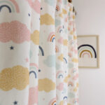 Regenboog kinderkamer gordijnen Leukekindergordijnen.nl