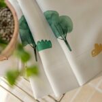 Auto Bos en Huisjes kinderkamer gordijnen - Leukekindergordijnen