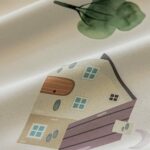 Auto Bos en Huisjes kinderkamer gordijnen - Leukekindergordijnen