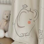 Olifant kinderkamer gordijnen