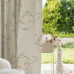 Olifant kinderkamer gordijnen