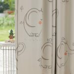 Olifant kinderkamer gordijnen
