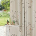 Olifant kinderkamer gordijnen