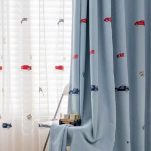 Race Auto kinderkamer gordijnen