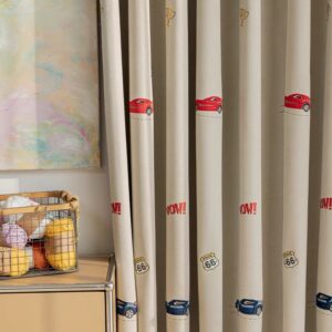 Race Auto kinderkamer gordijnen