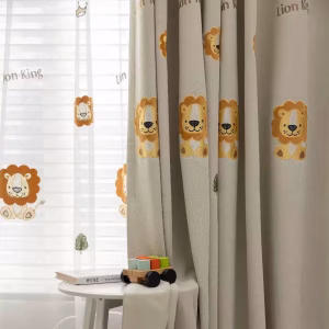 Kinderkamer Leeuw Gordijnen
