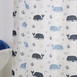 Walvis Kinderkamer Gordijnen