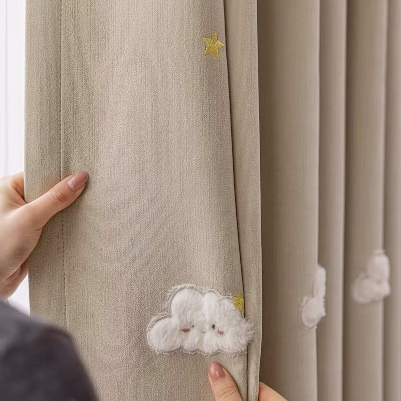 Wolken kinderkamer gordijnen - Leukekindergordijnen.nl