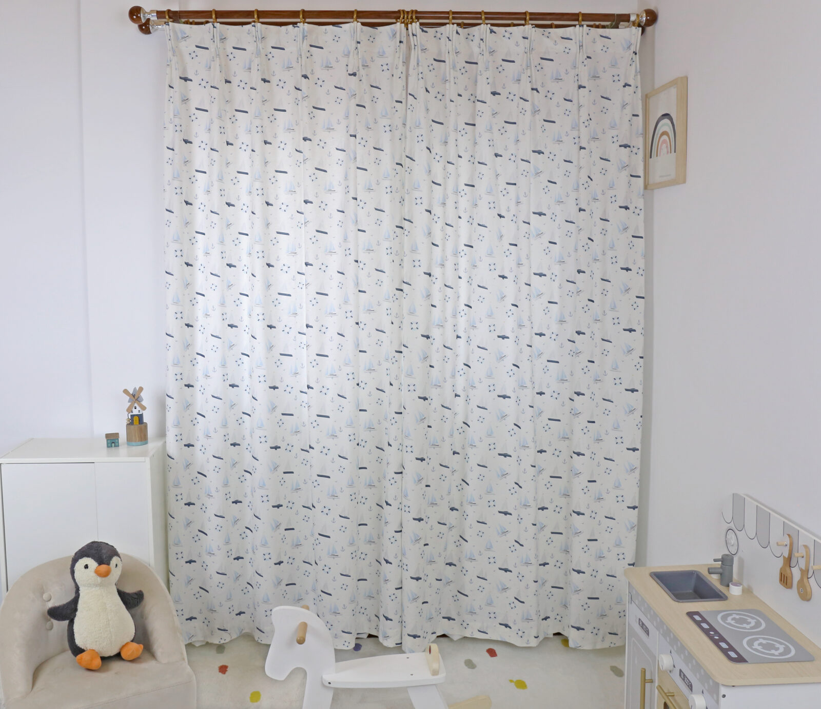 Zeilboot Kinderkamer Gordijnen - Leukekindergordijnen.nl