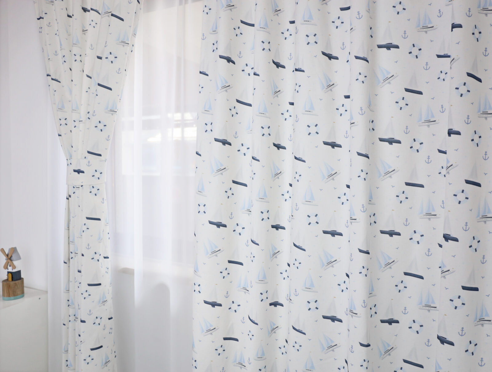 Zeilboot Kinderkamer Gordijnen - Leukekindergordijnen.nl