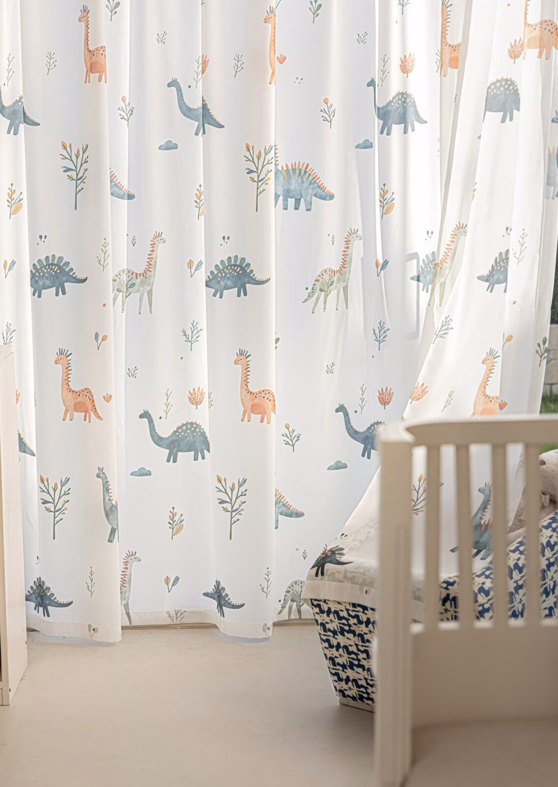 Dino Kinderkamer Gordijnen - Leukekindergordijnen