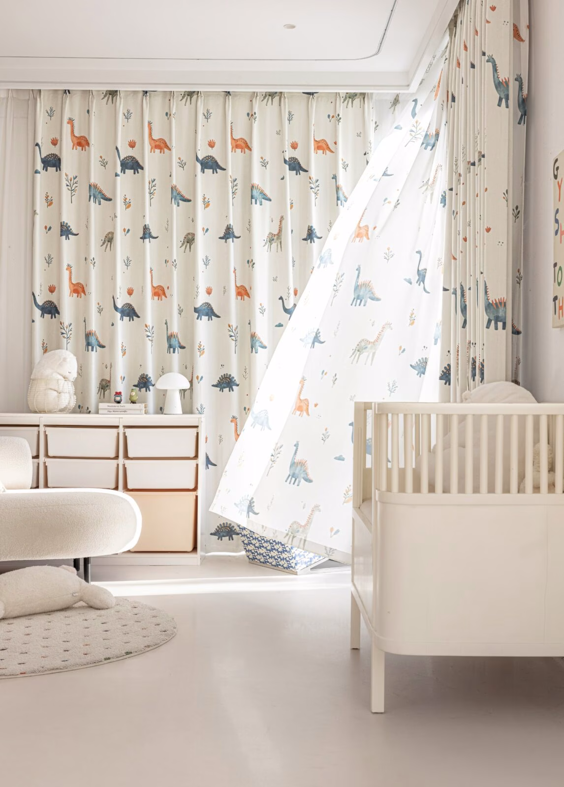 Dino Kinderkamer Gordijnen - Leukekindergordijnen