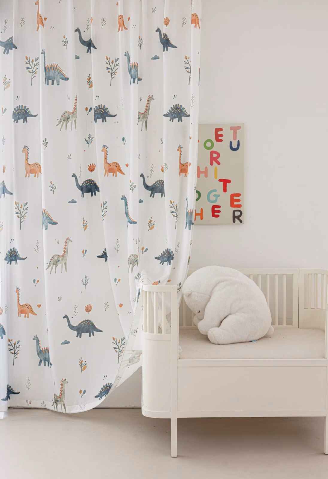 Dino Kinderkamer Gordijnen - Leukekindergordijnen