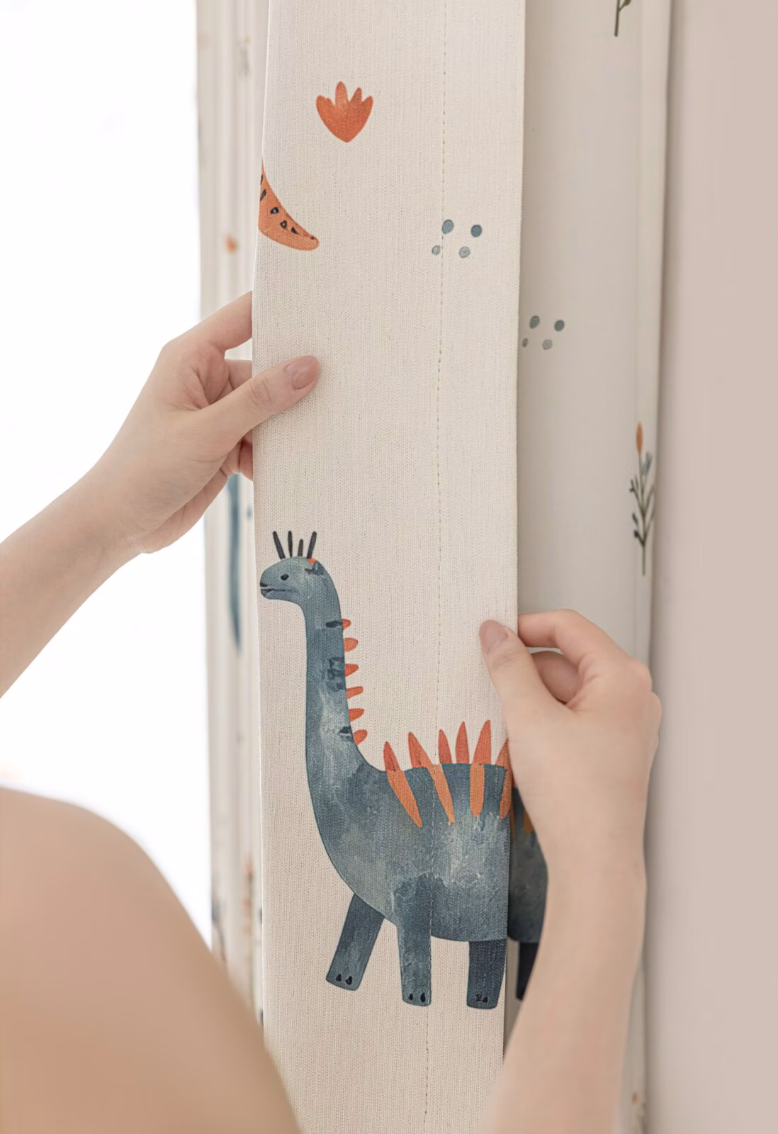 Dino Kinderkamer Gordijnen - Leukekindergordijnen