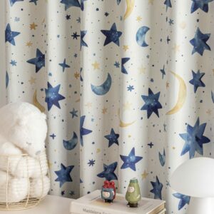 Ster Maan Kinderkamer Gordijnen - Leukekindergordijnen.nl