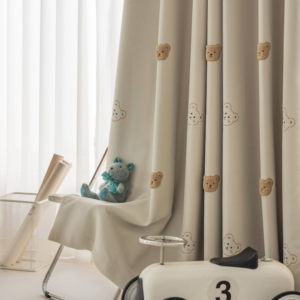 Beer Kinderkamer Gordijnen - Leukekindergordijnen.nl