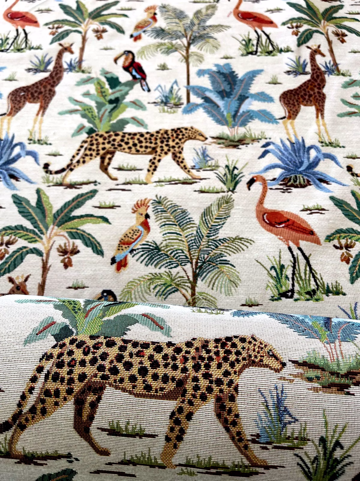 Jungle kindergordijnen met dieren