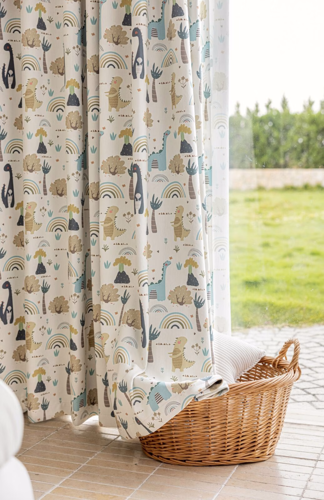 dinosaurus kinderkamer gordijnen